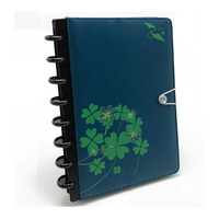 Carnet de planification annuel, mensuel et hebdomadaire personnalisé A4 A5 à couverture rigide, reliure à disques, en PVC, cuir PU ou tissu, idéal comme cadeau