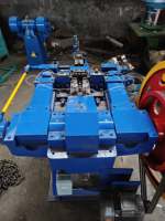 Machine automatique de fabrication de clous-agrafes en U à pointe barbelée pour clôtures de volailles et composants de moteur de filetage