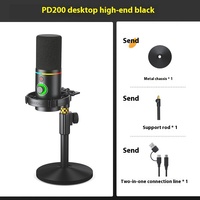 Microphone dynamique à bobine Maono Shanke PD200X |   Connexion XLR, Réduction du bruit |   Idéal pour le streaming en direct et l'enseignement