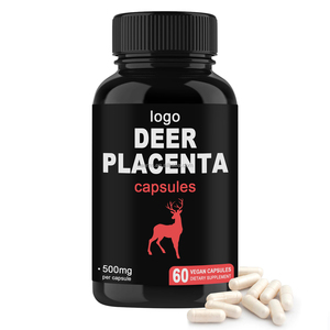 OEM Capsules de blanchiment de la peau anti-âge personnalisées du meilleur placenta de cerf Suppléments efficaces à base de plantes pour la beauté des femmes, pas pour - Product Image 1