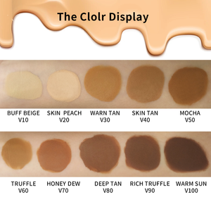 <span class=keywords><strong>Corrector</strong></span> Líquido <span class=keywords><strong>de</strong></span> Cobertura Total <span class=keywords><strong>de</strong></span> <span class=keywords><strong>24</strong></span> <span class=keywords><strong>Horas</strong></span> para Piel Oscura, Marca Privada, Base <span class=keywords><strong>de</strong></span> Maquillaje Natural en Crema - Product Image 4