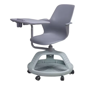 Chaise d'étudiant moderne avec tablette pliable, chaises et tablettes pour l'école et l'université avec tablette d'écriture rotative - Product Image 6