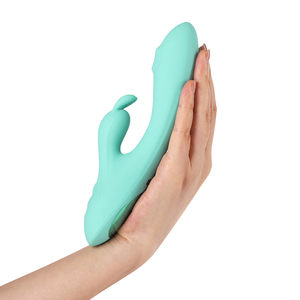 Zwfun USB şarj edilebilir g-spot ve klitoris stimülatörü ile 10 mod silikon tavşan vibratör IPX7 su geçirmez uzaktan kumanda - Product Image 1