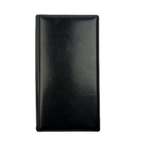 Porta Facturas de Restaurante de Cuero PU PVC Negro con Logotipo Personalizado, Estilo Carpeta con Clip para Restaurantes