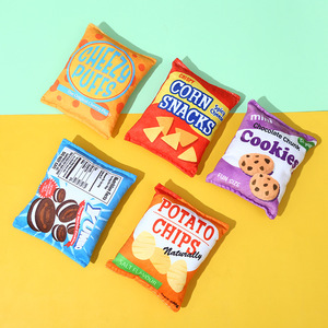 <strong>New</strong> Design Custom Stuffed Potato Chips Food Funny Interactive Pet Toys Plush <strong>Dog</strong> Stuffed Toys - Product Image 2