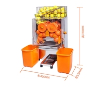 Elektrische Automatische Sinaasappelcitroenpers Squeezer Afzuigmachine Vers Fruit Dispenser Machine