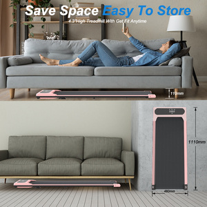 Tapis Roulant Elettrico Compatto per Casa con Scrivania Portatile e Schermo LED, Motore da 1HP per Camminata ed Esercizio - Product Image 5