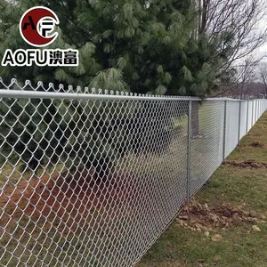 Hot sale popular PVC coated chain link mesh diamond wire mesh fence manufacturer price