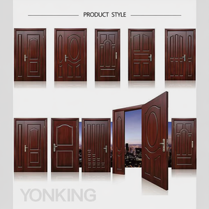 Porte d'Ingresso Esterne in Acciaio Yonking, Porte di Sicurezza per Case, Appartamenti ed Edifici Residenziali - Product Image 5