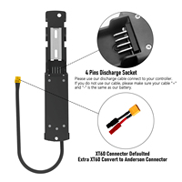 Batterie Hailong 52V 15Ah pour VAE, stock US, pack lithium 21700 5000mAh 14S3P, BMS 30A, XT60 2A pour VTT à pneus larges