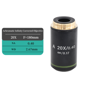 BOSSQING OEM desteklenen özelleştirilebilir siyah biyolojik renksiz Infinity objektif <span class=keywords><strong>Lens</strong></span> anti-yansıtıcı kaplama 20.32mmRMS 200g - Product Image 4