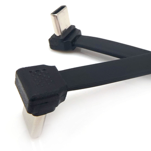Custom 90 Degree Angled 4-Pin TYPE-C Connector Flexible Flat Ribbon Cable for Rider Phone Mount Charging & Connector <b>Accessories</b> - Product Image 3