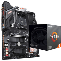 Carte mère GIGABYTE B450 AORUS PRO WIFI d'occasion avec prise en charge du socket AM4 pour processeur AMD Ryzen 5 7 3500X 3600 3600X 3700X 3800X pour ordinateur de bureau