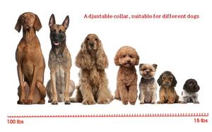 Intelligenz Anti-Bark Hunde halsband NO REMOTE Smart Automatic Control Ultraschall Schock Vibration Sound Hunde training Halsband - Product Image 6