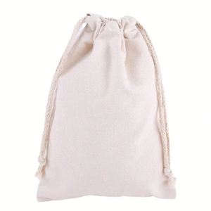 Bolsa de Lona Pequeña Personalizada con Cordón para Zapatos, de Algodón Orgánico Suave y Duradero, con Logotipo - Product Image 2