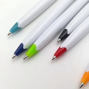 Bolígrafo de Plástico Naranja Personalizado al por Mayor, Diseño Ejecutivo Atractivo, Económico, con Logotipo Promocional y Función de Colorear - Product Image 3