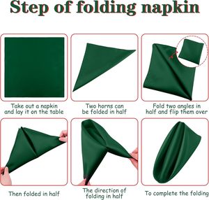 Serviettes en satin <span class=keywords><strong>de</strong></span> Pâques, serviettes <span class=keywords><strong>de</strong></span> <span class=keywords><strong>table</strong></span> douces, carrées, <span class=keywords><strong>pour</strong></span> mariages, serviettes <span class=keywords><strong>de</strong></span> <span class=keywords><strong>table</strong></span> <span class=keywords><strong>pour</strong></span> Noël, fêtes <span class=keywords><strong>de</strong></span> Noël, mariages, 20 x 20 pouces - Product Image 4
