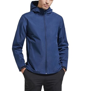 Chaqueta Bomber Deportiva para Hombre con Capucha, Estilo de Alta Moda, Servicio OEM, Transpirable, de Poliéster Ligero, con Cierre - Product Image 1
