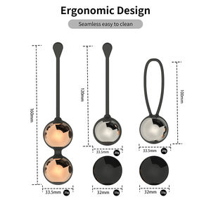 Control remoto inalámbrico Vaginal apretado ejercitador de <span class=keywords><strong>suelo</strong></span> pélvico bolas vaginales femeninas juegos de bolas vibradoras Kegel - Product Image 4