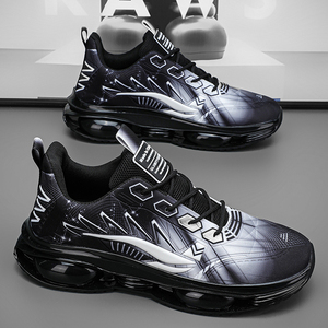 Zapatos Casuales Cómodos para Hombre con Cordones, Diseño Deportivo con Suela Resistente al Desgaste para Todas las Estaciones, Antideslizantes - Product Image 2
