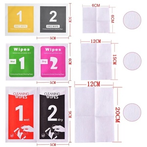 Lente de vidrio templado Pantalla de teléfono Eliminación de polvo Toallitas de <span class=keywords><strong>limpieza</strong></span> en seco y húmedo Paquete de <span class=keywords><strong>alcohol</strong></span> - Product Image 4