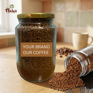 CAFÉ INSTANTÁNEO DE VIETNAM, Liofilizado, Alto en Cafeína, Sabor Neutro, Frasco de 100g, Café Puro Delicioso, 100% Puro, Café de Alta Calidad - Product Image 1