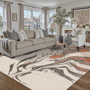 <span class=keywords><strong>Tapis</strong></span> moderne abstrait en polyester <span class=keywords><strong>tressé</strong></span> imitation cachemire, lavable en machine, avec support antidérapant en TPR, grand <span class=keywords><strong>tapis</strong></span> pour salon - Product Image 2