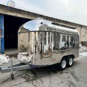 รถขายอาหารเคลื่อนที่คุณภาพสูงปรับแต่งได้ พร้อมครัวครบชุดสำหรับขายขนม ฮอทดอก ลูกอม มันฝรั่งทอด ไอศกรีม - Product Image 1