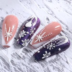 Calcomanías acrílicas para Navidad, pegatinas <span class=keywords><strong>de</strong></span> <span class=keywords><strong>uñas</strong></span> en relieve <span class=keywords><strong>de</strong></span> copo <span class=keywords><strong>de</strong></span> nieve 5D para vacaciones, venta al por mayor - Product Image 6