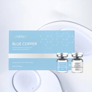 Sérum hydratant à l'acide hyaluronique, au cuivre bleu, aux peptides et au PDRN, soin anti-âge, réparation de la peau, rajeunissement cutané, OEM - Product Image 1