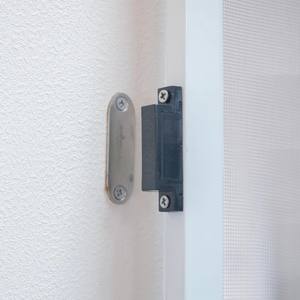 Prix d'usine <span class=keywords><strong>fibre</strong></span> de verre ménage aluminium cadre fixe porte moustiquaire anti-insectes porte moustiquaire - Product Image 2
