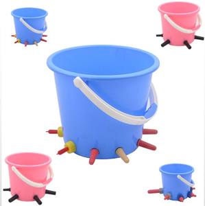 Secchio in Plastica da 8L per l'Alimentazione dei Vitelli con Tettarelle in Gomma, per Vitelli e Agnelli, Vendita all'Ingrosso da Fornitore Cinese - Product Image 5