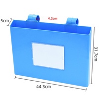 Porte-documents en plastique ABS pour lit médicalisé avec crochet, support de dossier médical, porte-fiche patient personnalisable pour lit d'hôpital