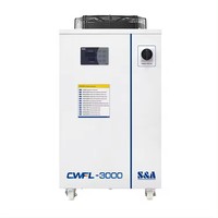 S & A meilleur prix CW-3000 pièces de Machine de découpe Laser refroidies par pompe de refroidisseur d'eau industriel 3000W pour la découpe Laser