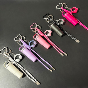 Mini porte-rouge à lèvres avec cordon, pendentif mignon pour écouteurs, tube de rangement portable et étanche pour baume à lèvres pour femmes - Product Image 3