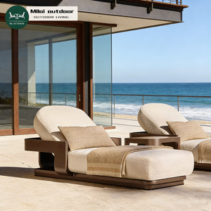 Chaise longue <span class=keywords><strong>de</strong></span> luxe moderne et durable en aluminium avec coussins, pour bord <span class=keywords><strong>de</strong></span> piscine, plage, <span class=keywords><strong>jardin</strong></span>, mobilier <span class=keywords><strong>de</strong></span> <span class=keywords><strong>jardin</strong></span>, lit <span class=keywords><strong>de</strong></span> repos - Product Image 1