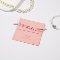 Pochette à bijoux en microfibre velours avec logo personnalisé, nœud papillon, petite taille 8*8cm, sac de rangement pour accessoires, emballage cadeau, enveloppe à rabat