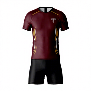 Camiseta de Fútbol para Hombre, Cómoda, Transpirable, Sublimada, Estampada, Talla Adulto, Corte Regular, Alta Calidad, Secado Rápido, Manga Corta, Talla Grande - Product Image 1