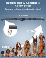 Fabrik-Lieferung ODM 4200 ft Fernbedienung Anti-Bell Hundetrainingshalsband Wiederaufladbar Wasserdicht Kunststoff Bellalarm Umweltfreundlich