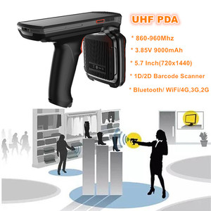 ماسح <span class=keywords><strong>RFID</strong></span> مسدس ماسح R2000 Impinj <span class=keywords><strong>UHF</strong></span> PDA الصناعي 5.7 بوصة المحمول 1D/2D ماسح بلوتوث المحمولة <span class=keywords><strong>UHF</strong></span> <span class=keywords><strong>RFID</strong></span> القارئ - Product Image 3