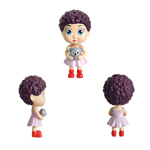 ตุ๊กตาพลาสติกสาวน้อยน่ารักหลากสีผม ผลิตในจีน ปลอดภัยด้วย PVC เหมาะสำหรับเป็นของขวัญเด็ก - Product Image 1
