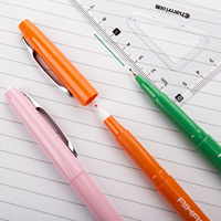 Lot de stylos micro-pointe 0,7 mm – 12/36 couleurs, en plastique, écriture ultra-fluide, personnalisation du capuchon acceptée