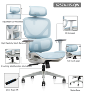 Chaise de bureau ergonomique entièrement en maille, pivotante, avec repose-pieds, chaise de direction de luxe, chaise de jeu