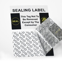 Étiquettes métalliques personnalisées inviolables avec estampage à chaud doré, feuilles d'autocollants étanches pour ordinateur et caméra - Logo anti-contrefaçon