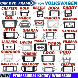Cadre d'autoradio Android pour VOLKSWAGEN GOLF VW POLO, cadre d'écran de <span class=keywords><strong>voiture</strong></span>, panneau d'autoradio, cadre audio de <span class=keywords><strong>voiture</strong></span>, cadre stéréo de <span class=keywords><strong>voiture</strong></span>, cadre d'autoradio - Product Image 3