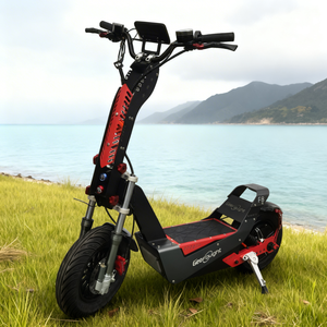 Trottinette électrique de course Geofought F8 72V 8000/15000W avec pneus tout-terrain de 16 pouces, batterie 40-60AH, autonomie maximale de 60-180 km, trottinette électrique pour adultes - Product Image 1