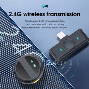 SX21 Mini Wireless Microphone <strong>Interview</strong> Live Broadcast Lavalier Mic Noise Reduction Audio Video <strong>Recording</strong> for Iphone Android - Product Image 5