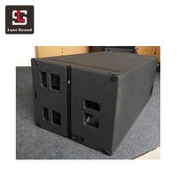 Grande armoire électrique de haute qualité, double caisson de basses de 18 pouces de long pour l'extérieur