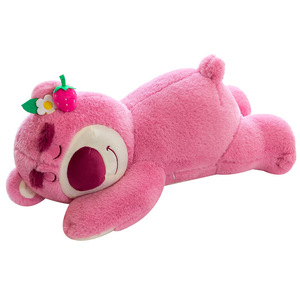 Oso de Peluche Fresa de 30-110cm Más Vendido, Almohada de Oso Acostado, Oso para Abrazar, Juguete Antiestrés, Juguete de Animal, Adorno, Regalo - Product Image 3