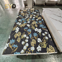 Panneau mural léger en PVC effet marbre anti-UV, facile à nettoyer, pour salle de bain, cuisine, plafond, mur TV et décoration intérieure